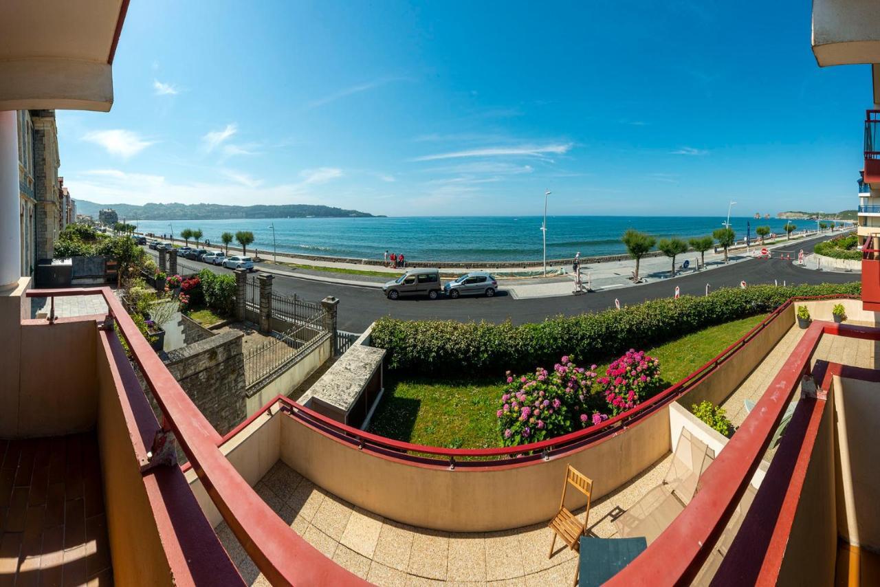 Piso en alquiler primera línea de playa Hendaya Exterior foto