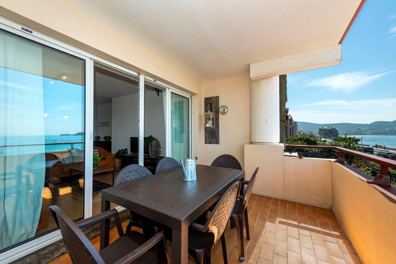 Piso en alquiler primera línea de playa Hendaya Exterior foto