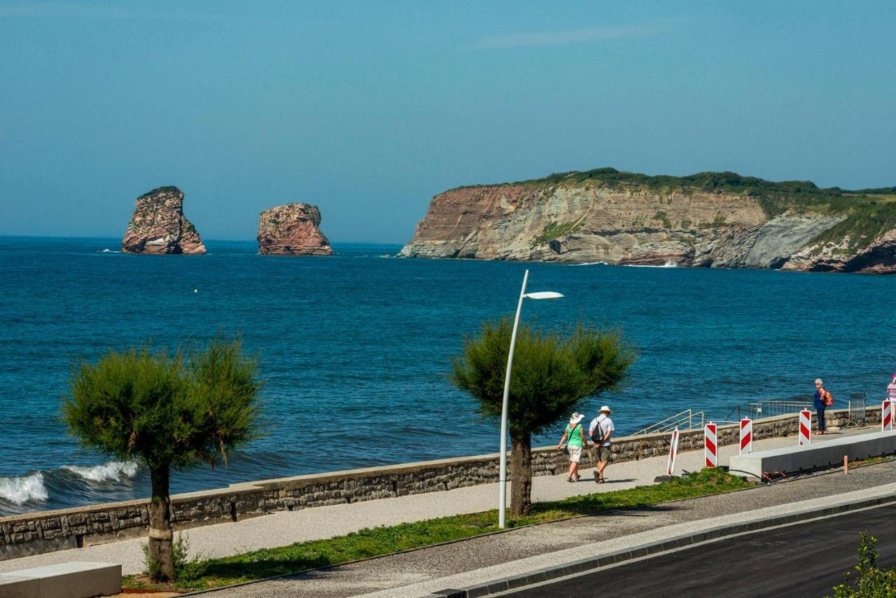 Piso en alquiler primera línea de playa Hendaya Exterior foto